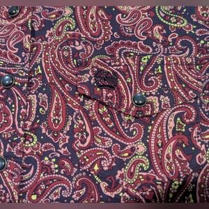 Cinch L Paisley Pearl Snap Button Shirt